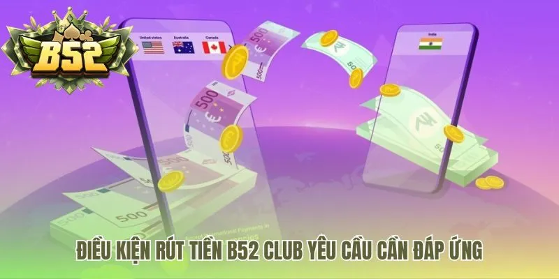 Các điều kiện rút tiền B52 Club bảo vệ tài sản của bạn